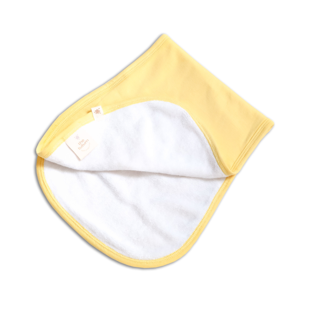 pano de ombro bebê amarelo viscose oeko-tex absorvente tutum